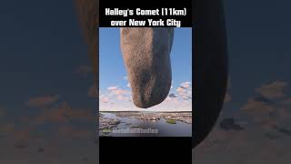 Halley´s Comet over New York City 🤯☄️ [upl. by Maclay762]