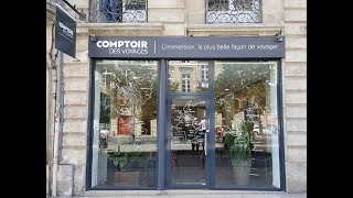 TourMaGcom  Bordeaux  la nouvelle agence Comptoir des Voyages se dévoile [upl. by Onifur653]