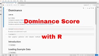 R  Dominance Score [upl. by Windsor]