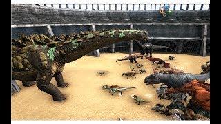 Titanosaur vs ALL OTHER CREATURES in ARK  NEW VERSION IN DESCRIPTION [upl. by Ykroc]