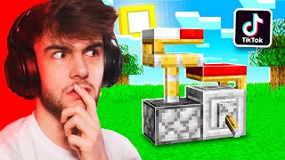 10 NEW TIKTOK MINECRAFT HACKS THAT ACTUALLY WORK [upl. by Derfiniw71]