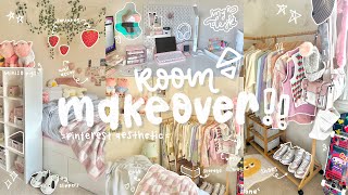 cozy room makeover ☁️🌿 ikea aliexpress haul building  decorating [upl. by Laehcym413]