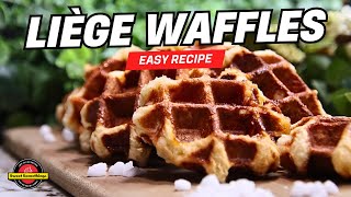 How to make Belgian Liège Waffles  EASY Recipe [upl. by Macur]