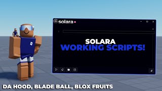 Roblox Solara V3 Working Loadstrings  Scripts 🔥 Free Byfron Bypass [upl. by Clie438]