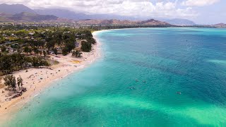 Hawaii Kailua Beach  Lanikai Beach  Oahu [upl. by Cosetta]