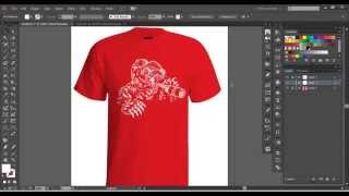 Vector Tshirt Mockup Tutorial [upl. by Adnalay476]