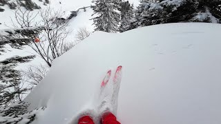 Skiing with the Völkl Racetiger RC Red from the Season 20192020 filmed with DJI ACTION 3 [upl. by Rohn]