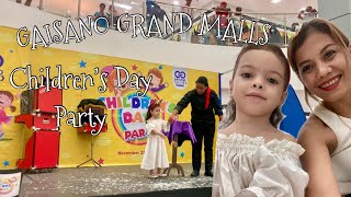 Children’s Day Party  GAISANO GRAND MALLS BACOLOD CITYmommymarz8722 Vlog 45 [upl. by Darrick]