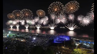 Ao vivo de Copacabana  RJ quotBRASILquotFELIZ ANO NOVO [upl. by Anahgem]