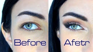 Hooded Downturned Droopy Eyes Makeup Tutorial  MakeupAndArtFreak [upl. by Adon950]