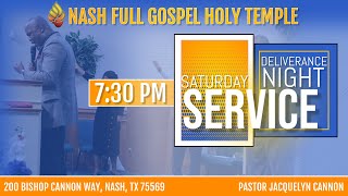 FGHT Nash Saturday Deliverance Night January 27 2024 [upl. by Acihsay]