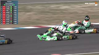 Rotax Max Challenge 2022 Winter Cup Race 18 DD2 Masters Heat 3 [upl. by Ellenohs]