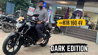 Apache RTR 160 4V Dark Edition Complete Review [upl. by Hgielhsa]