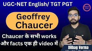 All the works of Geoffrey Chaucer in detail  Chaucer important works for UGCNET English literature [upl. by Dnalor]