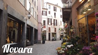 Novara Italy  Walking tour [upl. by Ssilem]