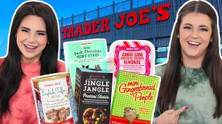 Rating EVERY Snack From Trader Joes holiday [upl. by Reppart]