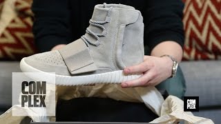 The Adidas Yeezy 750 Boost  Honest Unboxings On Complex [upl. by Adeehsar]