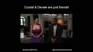 Tyler Perrys Zatima  Crystal amp Devale Are Just Friends [upl. by Hrutkay725]