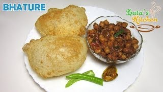 Chole Bhature Recipe  Bhatura Recipe Video in Hindi with English Subtitles  Latas Kitchen [upl. by Niamart]