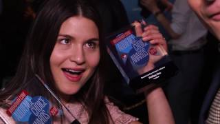 Phillipa Soo at the Broadwaycom Audience Choice Awards with Arthur Kade [upl. by Vary]