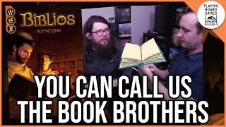 Enjoy 17 minutes with the Book Brothers BIBLIOS Board Game Gameplay [upl. by Parthenia321]