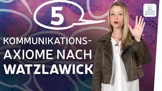 Kommunikationsmodell I 5 Axiome Watzlawick I Deutsch [upl. by Okihsoy]