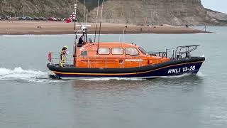 RNLI Hastings Exercise Launch [upl. by Kcirdef379]