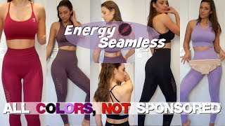 GYMSHARK ENERGY SEAMLESS  Try on In depth review amp Honest opinion [upl. by Kneeland544]