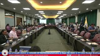 FY 2024 Budget Briefings Committee Department of Health DOH [upl. by Ynavoeg341]