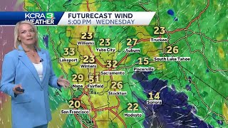 Warm and windy Wednesday forecast for Northern California [upl. by Griffy]