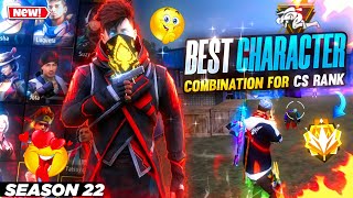 CS Rank Best Character Combination  Best Character Combination For Clash Squad Ranked CS Rank Tips [upl. by Farnsworth417]