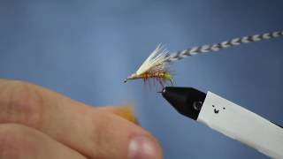 Fly Tying Yellow Sally Stimulator Dry Fly [upl. by Anaidirib251]