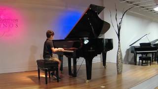 Rowan age 10 plays Haydn Country Minuet and Kirnberger Les Tambourins [upl. by Elianora]