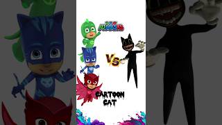 Cartoon Cat Trevor Henderson Vs PJ Masks shorts trevorhenderson pjmasks [upl. by Jasmin]