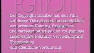 Egmont Film AudioVisual Group 1988 VHS Germany and Denmark LogoWarning [upl. by Nord61]