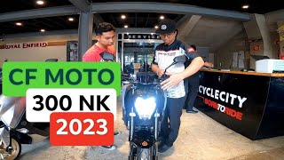 CF MOTO 300 NK SRP 183900  KIRBY MOTOVLOG [upl. by Grae]