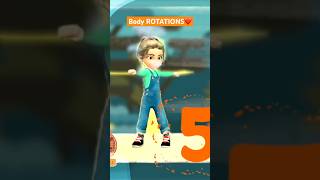 Body ROTATIONS exercise for kids تمارينللأطفال [upl. by Aihsercal]