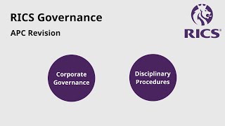 RICS Governance and Disciplinary Procedures  APC Revision [upl. by Eula211]