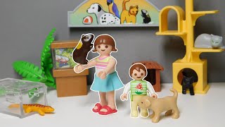 Playmobil  Ein neues Haustier Zoohandlung Familie Neumann [upl. by Htelimay]