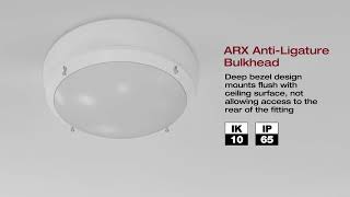 AntiLigature IK10 Fixtures  Ansell Lighting [upl. by Ruford]