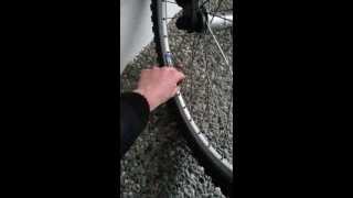 Letting air out of bike tires [upl. by Lipman]