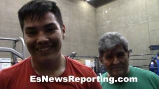 Javier Avina middleweight is just 15yo going to nationals  EsNews Boxing [upl. by Alvar]