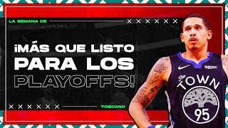 Juan Toscano se luce en el último partido de temporada regular con Warriors ¡Listo para Playoffs [upl. by Ahsehat154]