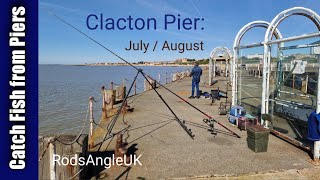 Catch fish from Piers CLACTON PIER  July  August [upl. by Corena77]