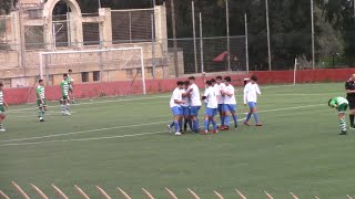 Under 17  Section D  West FC vs Xghajra Tornados  2022 [upl. by Ayidan]