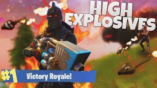 AliA Duos  NEW FORTNITE BR GAME MODE  NEW quotHigh Explosivesquot Gameplay [upl. by Oilisab]