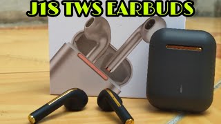 J18 TWS EARBUDS  BEST AND NEWEST  WIRELESS HEADPHONE BLUETOOTH [upl. by Eimmit]