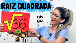 RAIZ QUADRADA 6 ANO  \ProfGis [upl. by Gretel898]