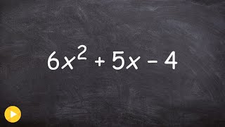 How do You Factor a Quadratic When a is not One [upl. by Eineg]