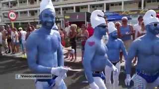 The SMURFS  MASPALOMAS PRIDE  Los Pitufos [upl. by Laitselec]